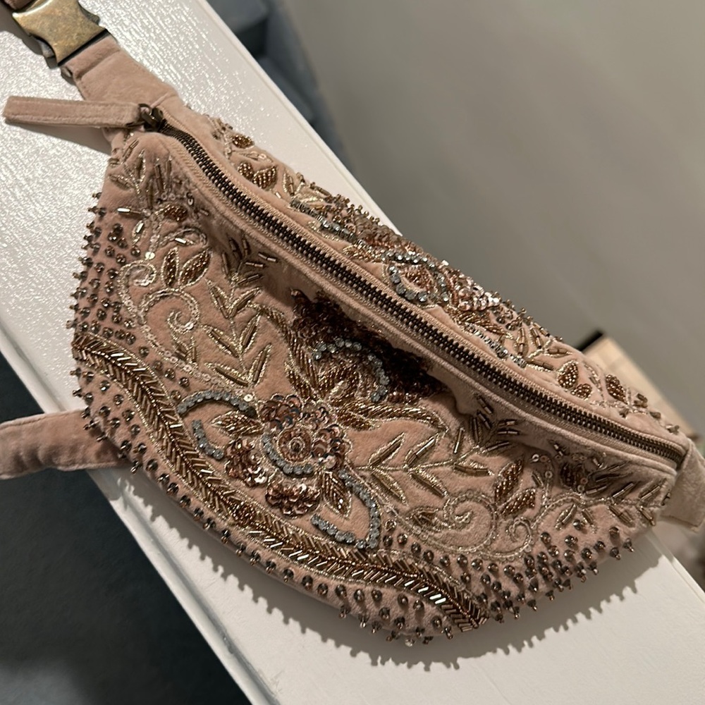 Free People Beaded Fanny Pack